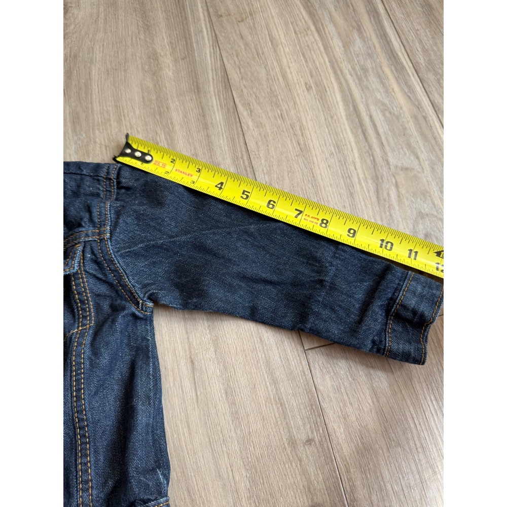 Wrangler NASA Denim Jacket Toddler Boys 3T Dark Wash Blue Jean Jacket‎ Custom - Picture 9 of 10